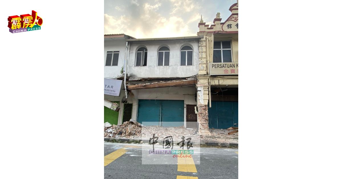肇祸后，务边街4间店铺皆遭受程度不一的损毁。