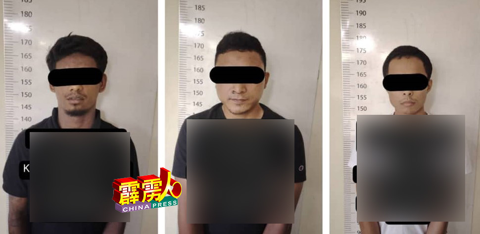 随着3名嫌犯落网，警方宣佈侦破多宗怡保的纵火案。