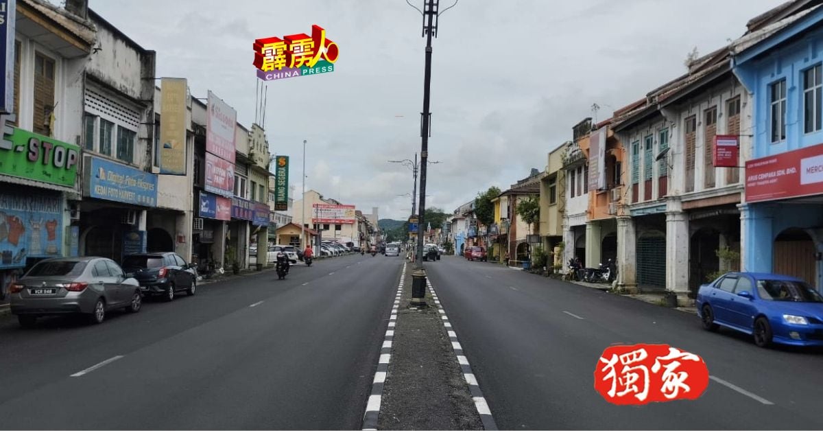 道路重铺工程刚完成，和丰大街市容美观、安全。