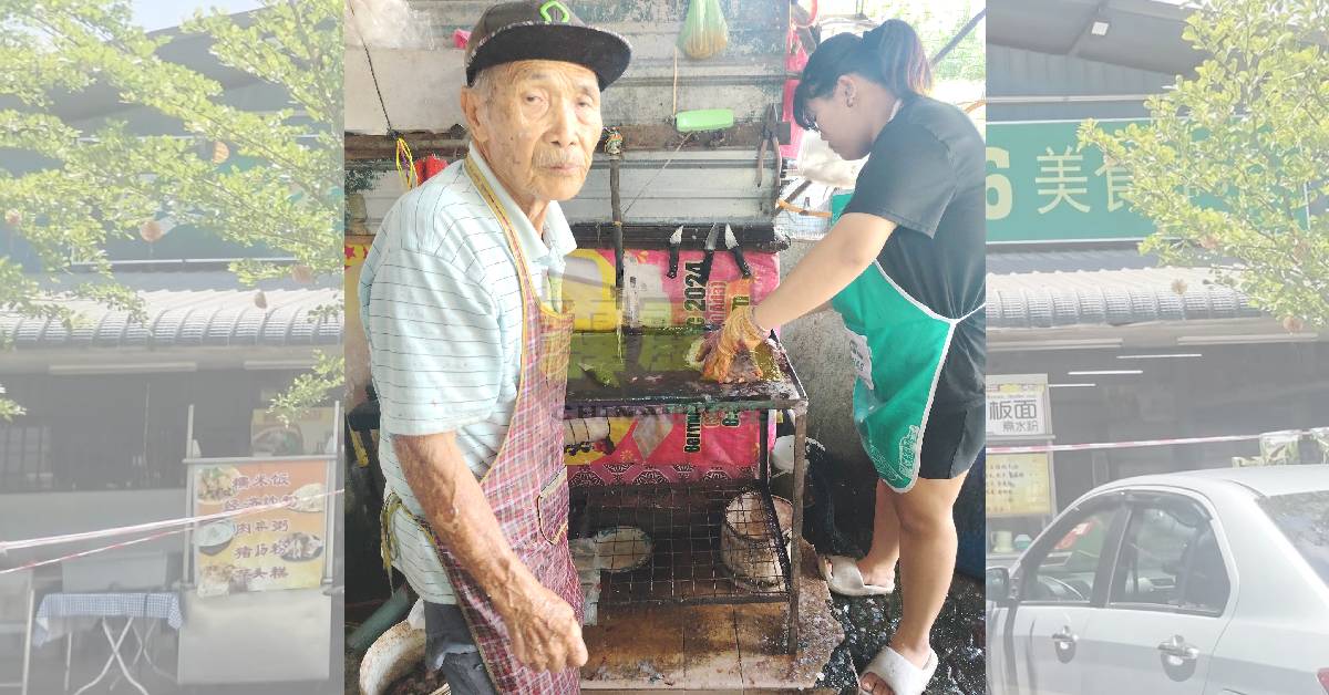 侯国全(左)负责宰杀鱼隻。