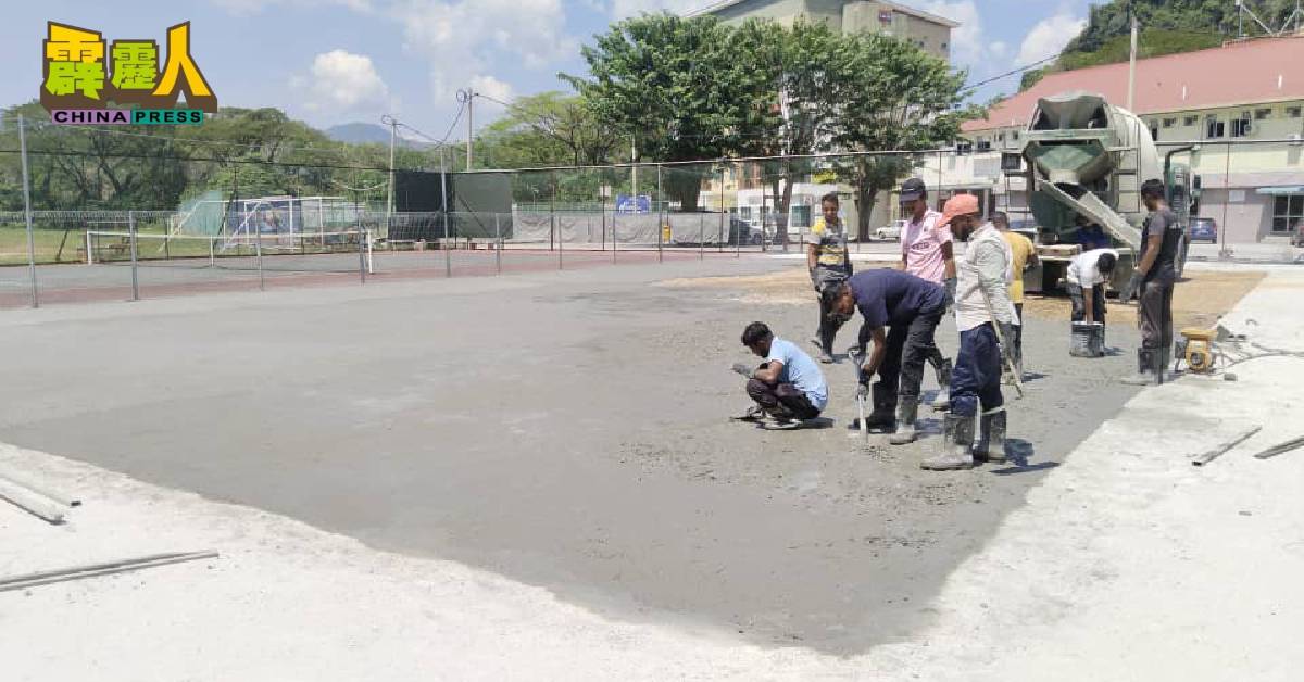  怡保基督青年会计划将网球场改建为匹克球场，预计需耗资15万令吉。 （怡保基督青年会）