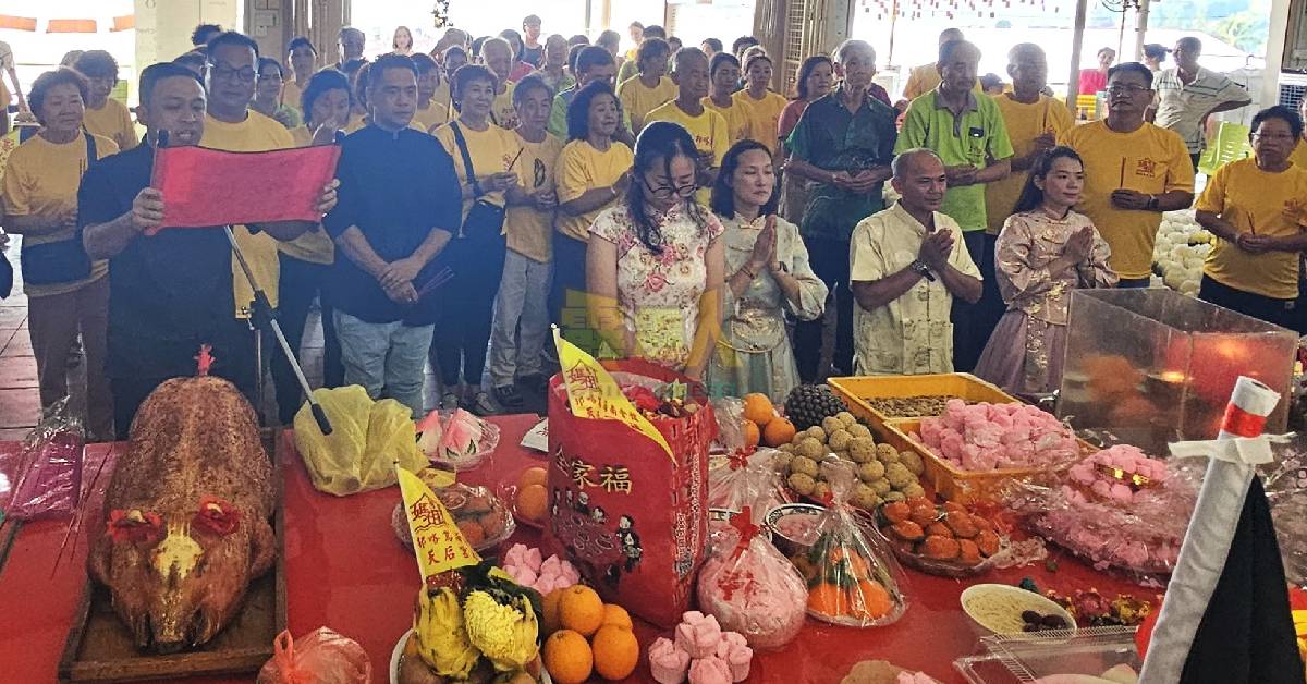 “2025薪火相传嘉年华会”工委会,将于4月20日进行供奉妈祖祭拜仪式及献天表仪式。