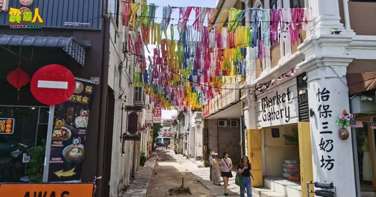 旧街场三奶巷後巷，已展开建设工程。