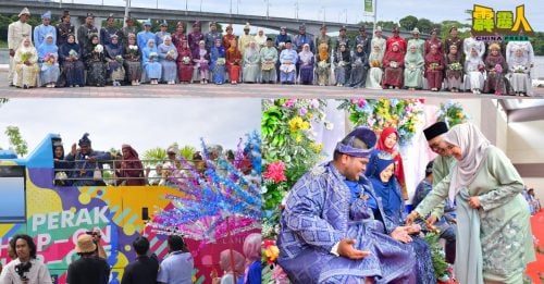 逾10甘榜办集体传统婚礼  吸引2万5000人参与见证