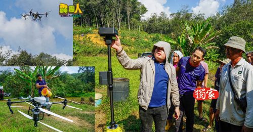 霹雳头条｜施肥  喷药  好帮手 农业无人机  飞入新村