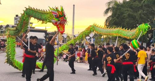 红土坎广福宫观音诞  5000人踩街乐