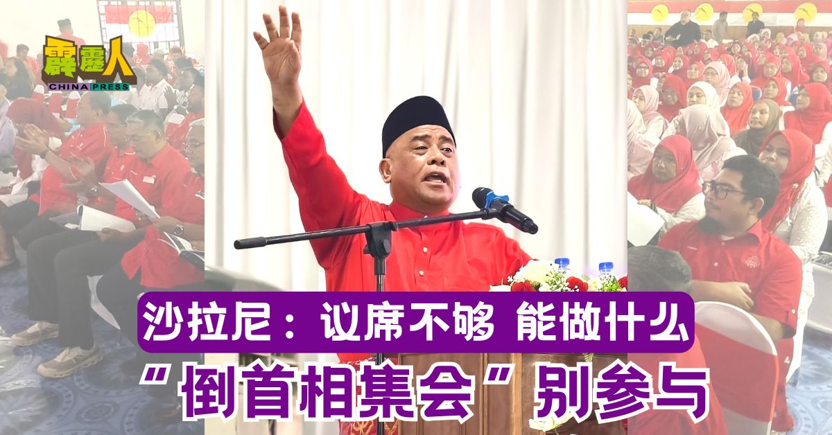 沙拉尼：议席不够 能做什么   “倒首相集会”别参与