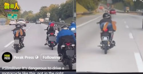 摩哆“超人”再现大道 网友赶紧举报除公害