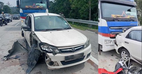 南北大道7车连环撞！1人受伤 紧急送院