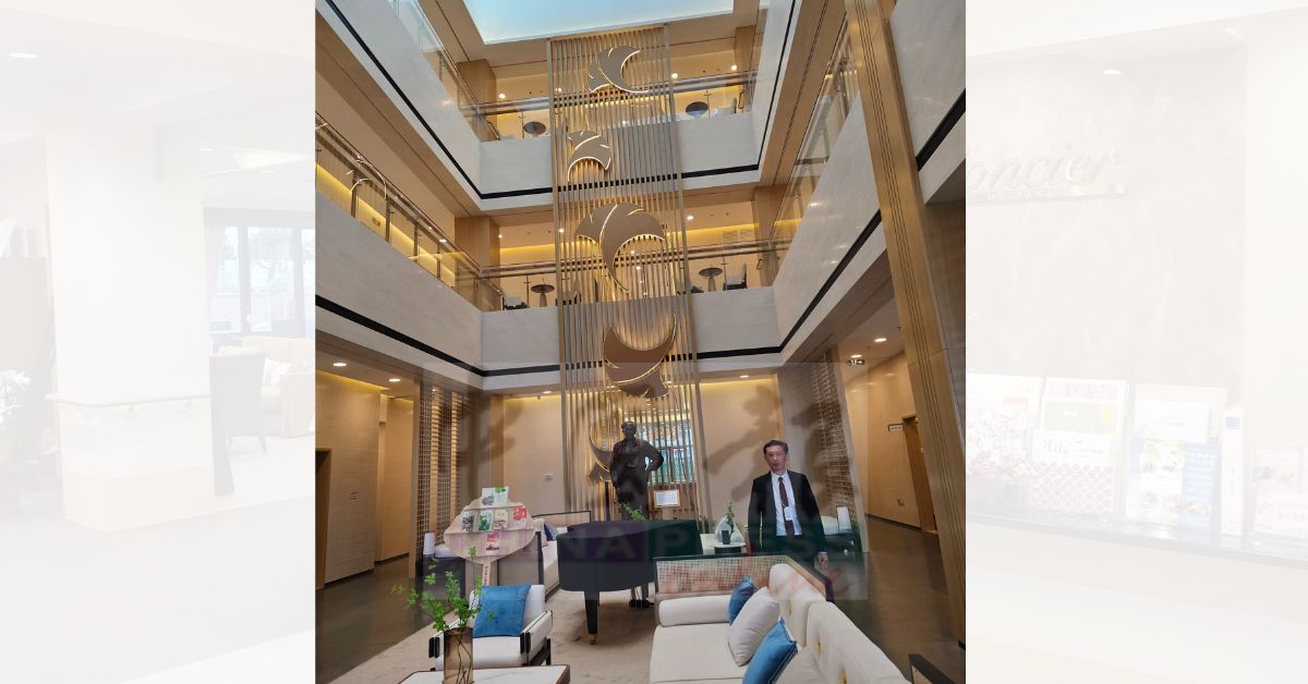 胡禄铭指出,中国的养老住宅一般上大而豪华,但由于照护服务和支援体系未成熟,所以需要约10年时间才达到高回酬水平。(胡禄铭提供)