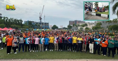 霹雳头条｜  怡保市政厅  2000人动动手