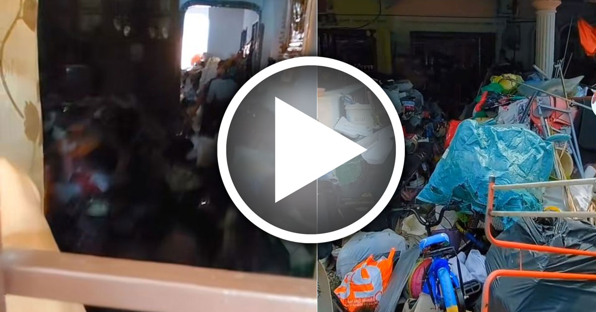 地狱级邻居 住家变“垃圾场” 当局出动挖掘机救场！